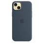 Apple , Silicone Case with MagSafe , Case with MagSafe , Apple , iPhone 15 Plus , Silicone , Storm Blue