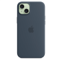 Apple , Silicone Case with MagSafe , Case with MagSafe , Apple , iPhone 15 Plus , Silicone , Storm Blue