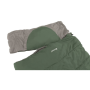 Outwell Contour Lux XL, Sleeping Bag, 235 x 105 cm, YKK 2-way L-shape open-end with auto lock, Green