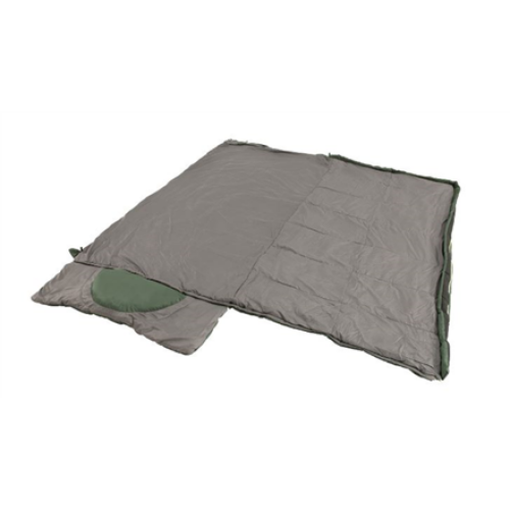 Outwell Contour Lux XL, Sleeping Bag, 235 x 105 cm, YKK 2-way L-shape open-end with auto lock, Green