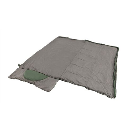 Outwell Contour Lux XL, Sleeping Bag, 235 x 105 cm, YKK 2-way L-shape open-end with auto lock, Green