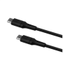 Fixed , Liquid Silicone Cable USB-C/USB-C, 1.2m, 60W , FIXDLS-CC12-BK