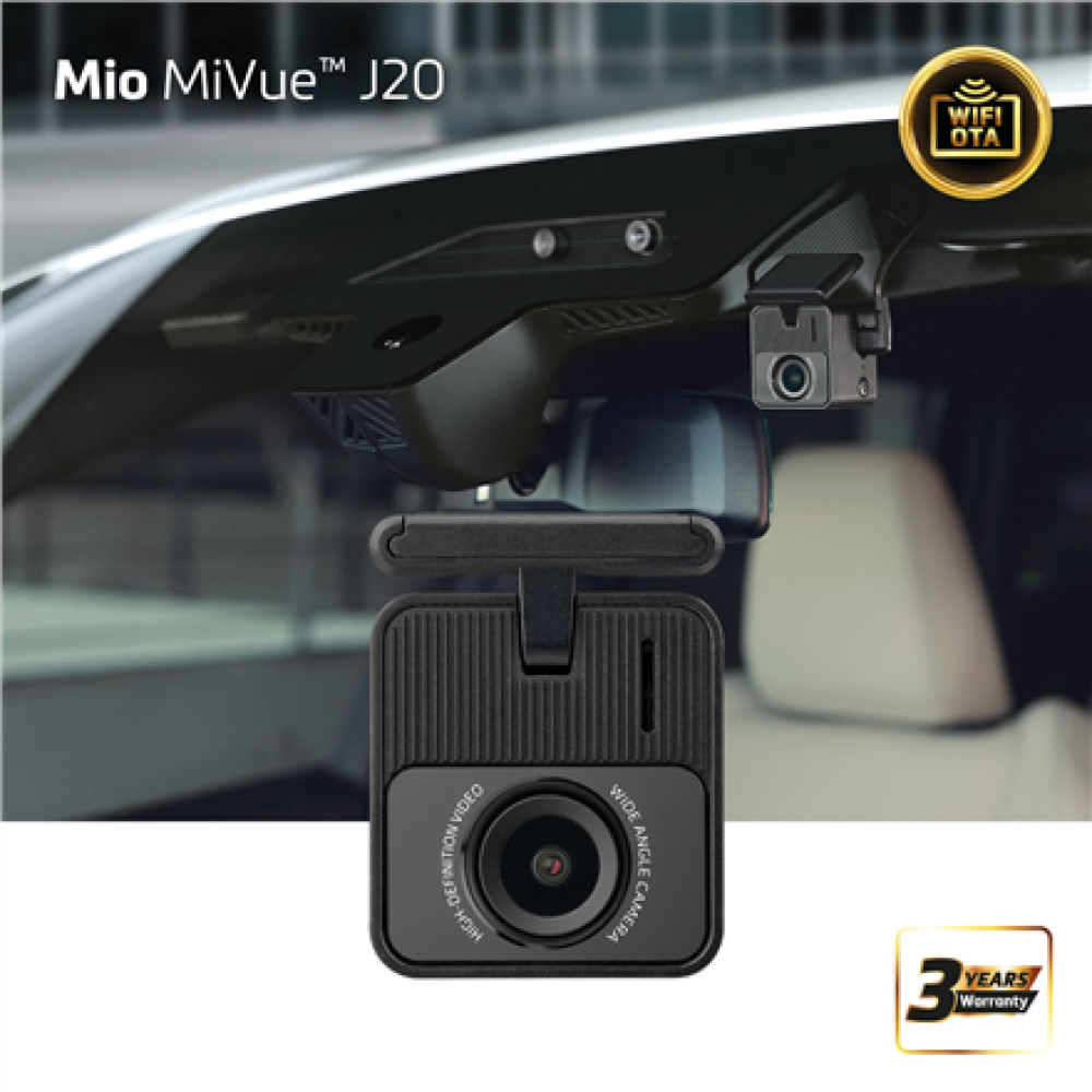 Mio , Full HD 1080P Wi-Fi Dash Cam , MiVue J20 , 1920 x 1080