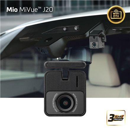 Mio , Full HD 1080P Wi-Fi Dash Cam , MiVue J20 , 1920 x 1080