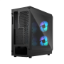 Fractal Design , Focus 2 , Side window , RGB Black TG Clear Tint , Midi Tower , Power supply included No , ATX