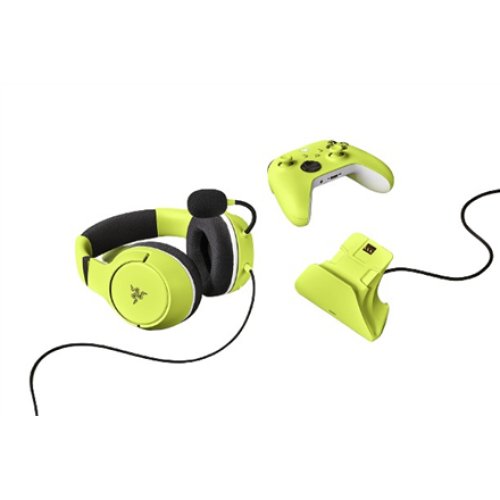 Razer Gaming Headset Kaira X and Charging Stand for Xbox Controller Duo Bundle Wired Over-Ear
