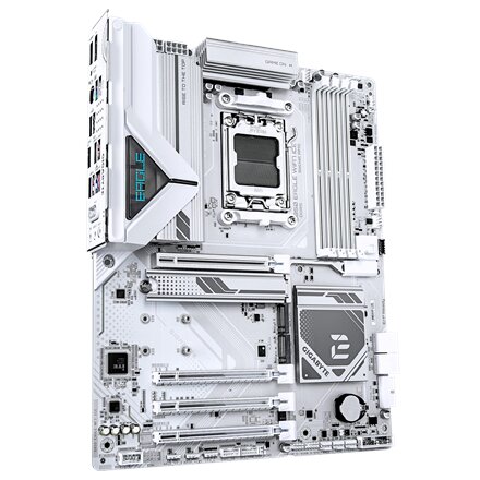 Gigabyte B850 EAGLE WF7 ICE , Processor family AMD , Processor socket AM5 , DDR5 , Supported hard disk drive interfaces SATA, M.2 , Number of SATA connectors 4