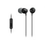 Sony , EX series , MDR-EX15AP , In-ear , Black