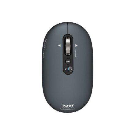PORT CONNECT Mouse , PURE MAC , Wireless , Bluetooth , Gray
