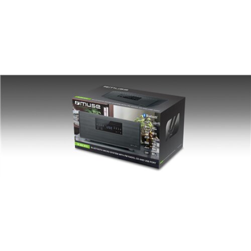 Muse , Bluetooth Micro System , M-692 BTC , 2 x 30 W , Bluetooth , Wireless connection , NFC features , Black