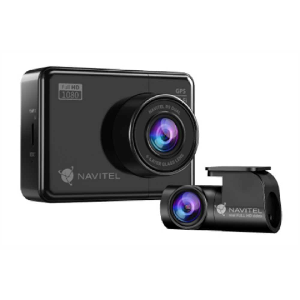 Navitel , R9 DUAL , Wi-Fi , Two-channel Full HD Dashcam , Audio recorder