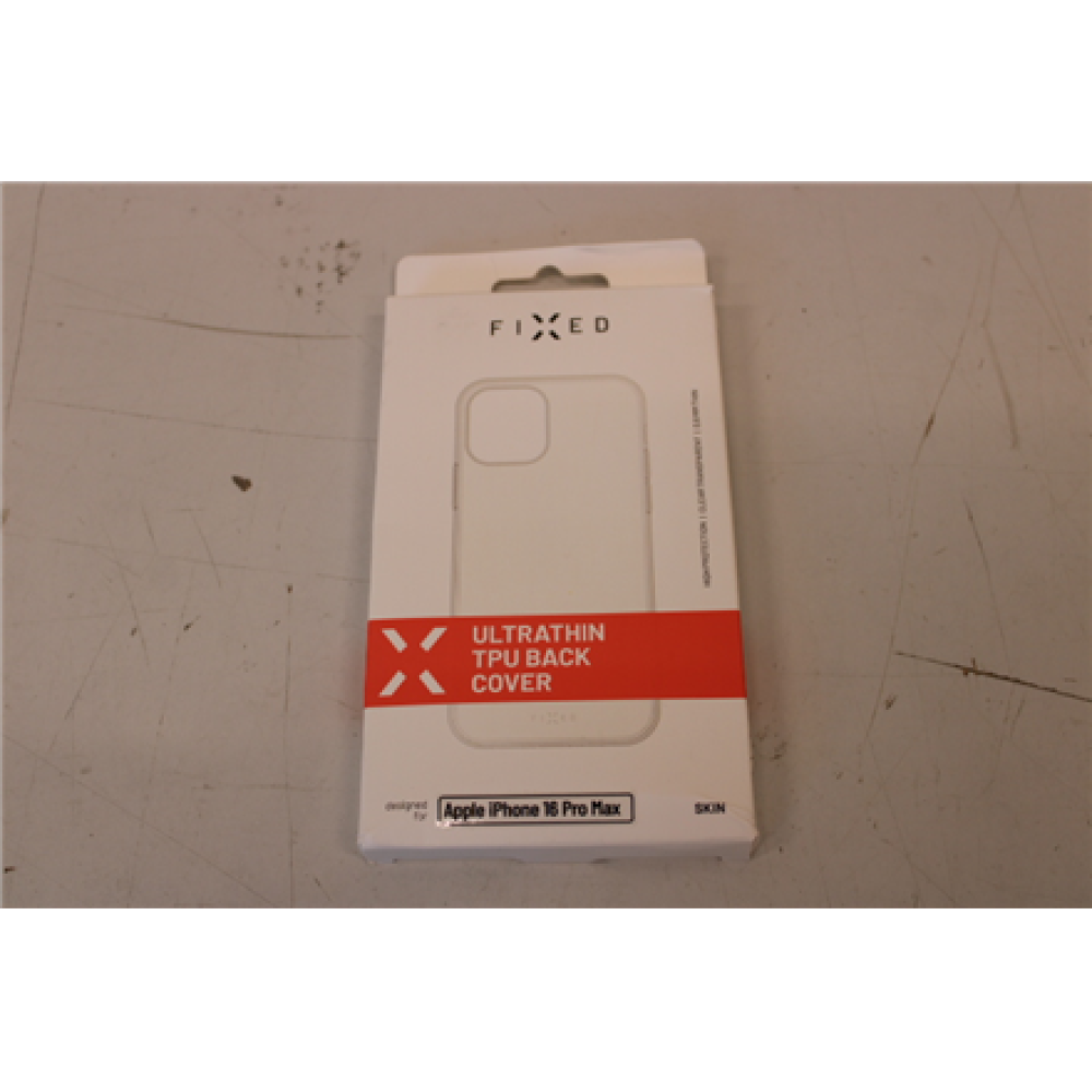 SALE OUT. FIXED Story Slim TPU Back Cover for Apple iPhone 16 Pro Max, clear , Fixed , Story Slim , Back cover , Apple , iPhone 16 Pro Max , TPU , Transparent , DAMAGED PACKAGING, DEMO