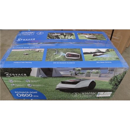 SALE OUT. SALE OUT. Ecovacs , Lawn Mower GOAT O500 Panorama , NO ORIGINAL PACKAGING, USED, DIRTY, SCRATCHED, BENT LID LEG