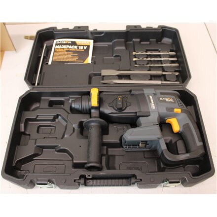 SALE OUT. Batavia 18V brushless hammer drill 2.2 J / SDS+ / Without battery and charger in BMC , Batavia B.V. , 18V Cordless Brushless Rotary Hammer SDS+, Without Battery and Charger in BMC , DAMAGED PACKAGING