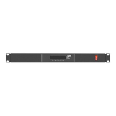Lanberg 19 fan unit/ventilation panel with LCD 2 fans + thermostat 230V , AK-1502-B , Black