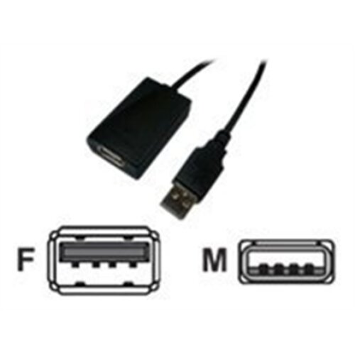 Logilink , USB 2.0 repeater 5m , USB-A to USB-A USB A female