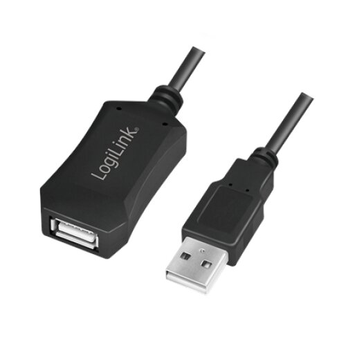 Logilink , USB 2.0 repeater 5m , USB-A to USB-A USB A female