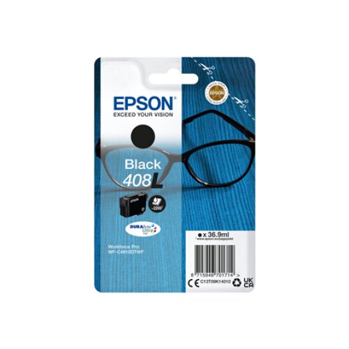 Epson 408L , DURABrite Ultra Ink , Black