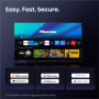 Hisense UHD QLED Smart TV , 50E7Q , 50 , Smart TV , VIDAA OS , UHD , Black