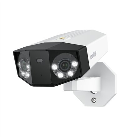 Reolink , Dual-Lens PoE Security Camera with 180° Panoramic View , Duo Series P750 , Bullet , 16 MP , 2.8mm/F1.6 , Power over Ethernet (PoE) , IP67 , H.265 , Micro SD, Max. 256 GB