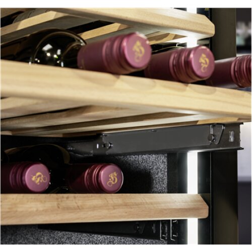 Caso , Wine Cooler , WineDeluxe WD 41 , Energy efficiency class F , Built-in , Bottles capacity 41 , Black