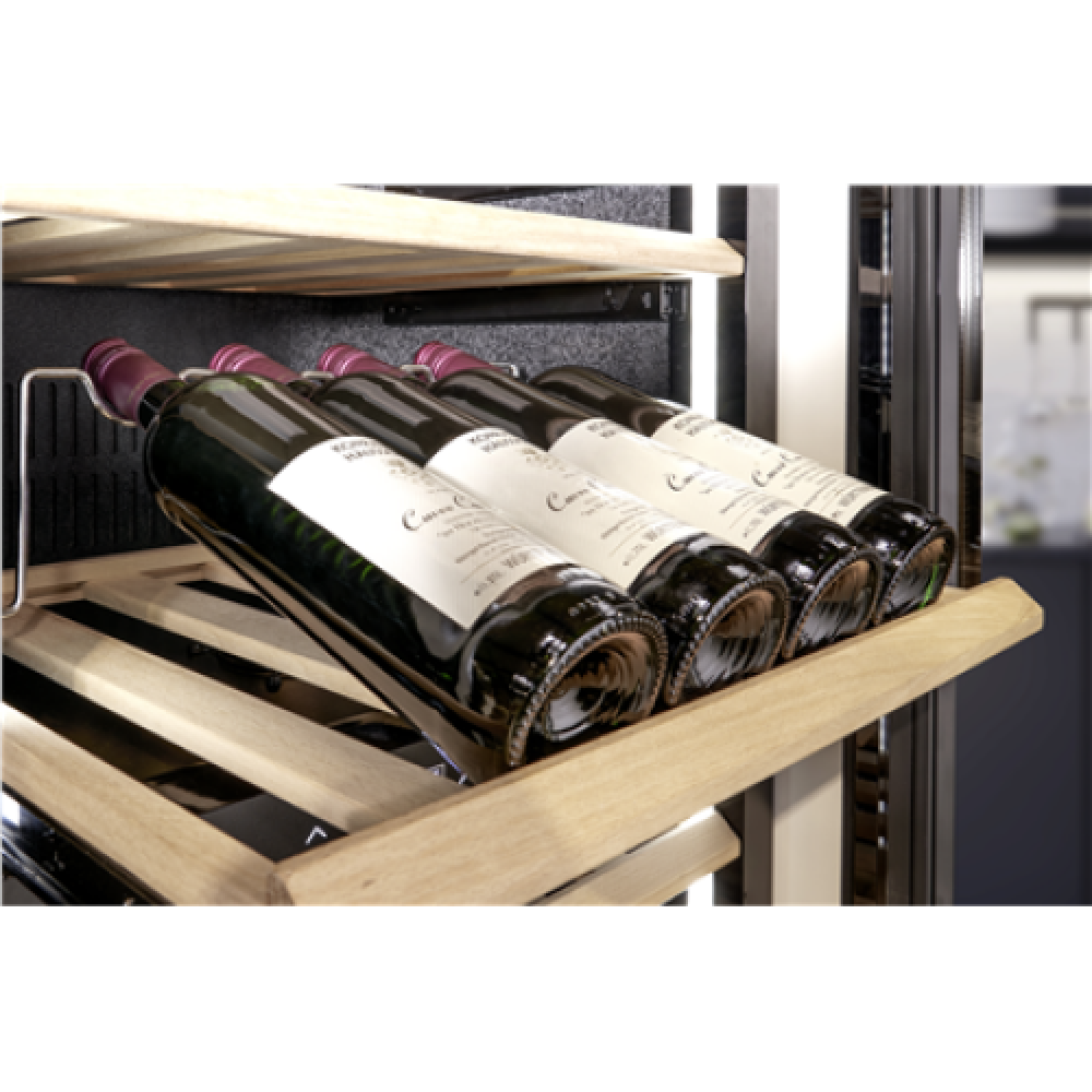 Caso , Wine Cooler , WineDeluxe WD 41 , Energy efficiency class F , Built-in , Bottles capacity 41 , Black