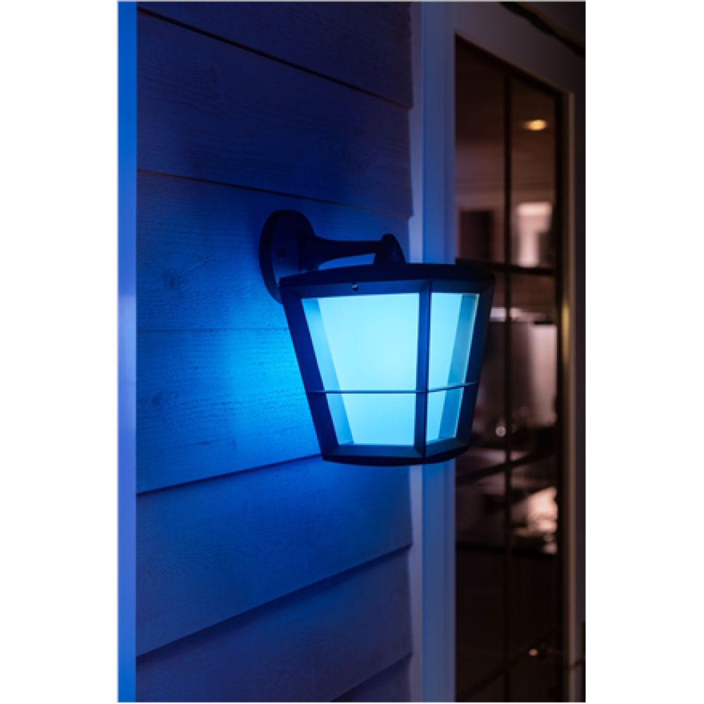 Philips Hue WCA Econic Outdoor Wall Lantern , 15 W , 2000-6500 Hue White Colour Ambiance