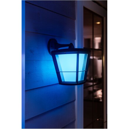 Philips Hue WCA Econic Outdoor Wall Lantern , 15 W , 2000-6500 Hue White Colour Ambiance