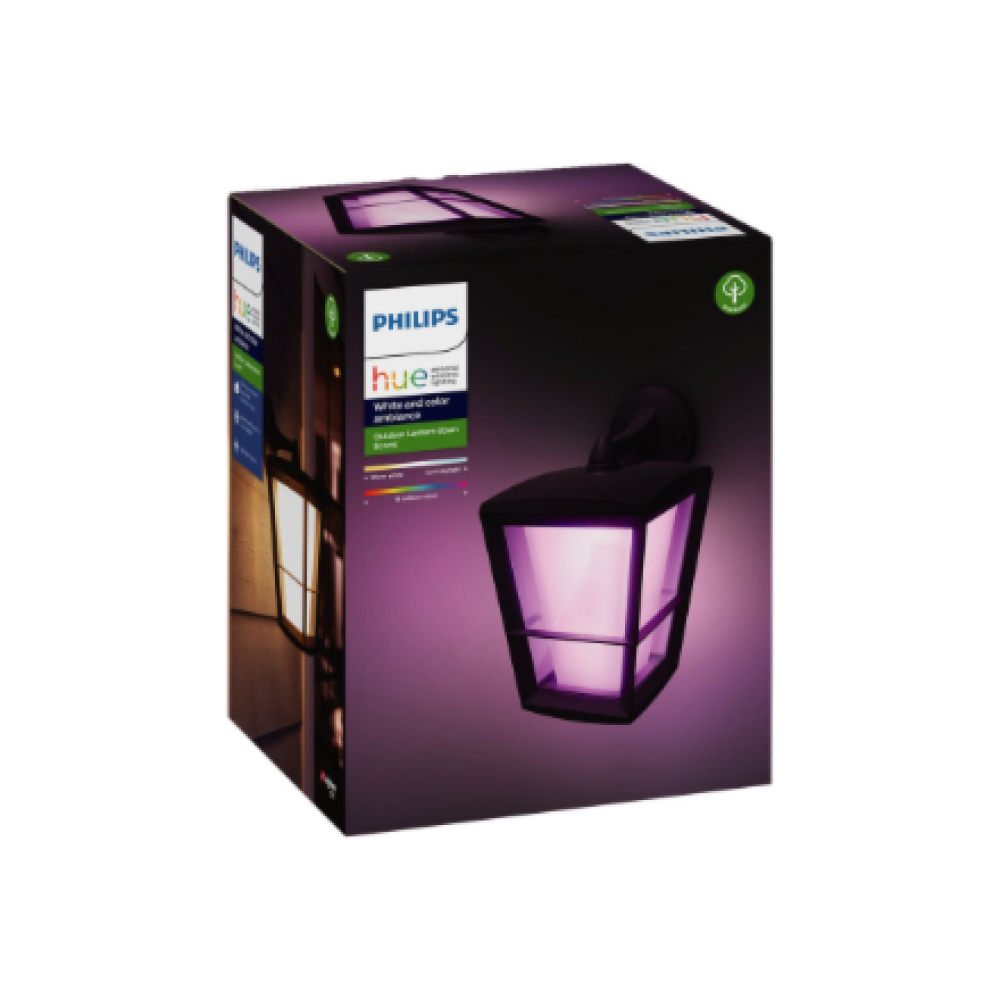 Philips Hue WCA Econic Outdoor Wall Lantern , 15 W , 2000-6500 Hue White Colour Ambiance