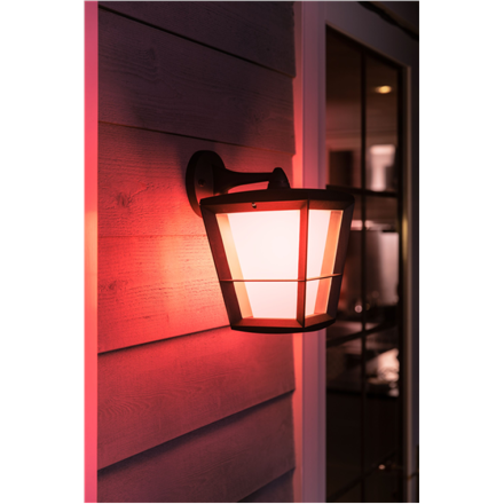 Philips Hue WCA Econic Outdoor Wall Lantern , 15 W , 2000-6500 Hue White Colour Ambiance