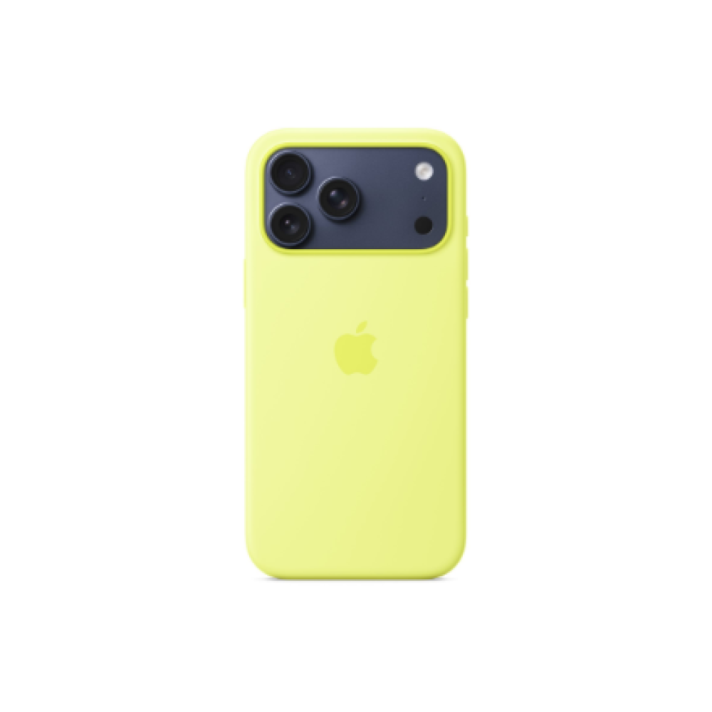 Apple iPhone 17 Pro Max Silicone Case with MagSafe – Neon Yellow , Apple
