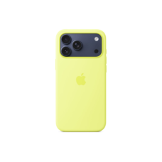 Apple iPhone 17 Pro Max Silicone Case with MagSafe – Neon Yellow , Apple