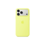 Apple iPhone 17 Pro Max Silicone Case with MagSafe – Neon Yellow , Apple