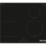 Bosch , PWP611BB5E , Hob , Induction , Number of burners/cooking zones 4 , Touch , Timer , Black
