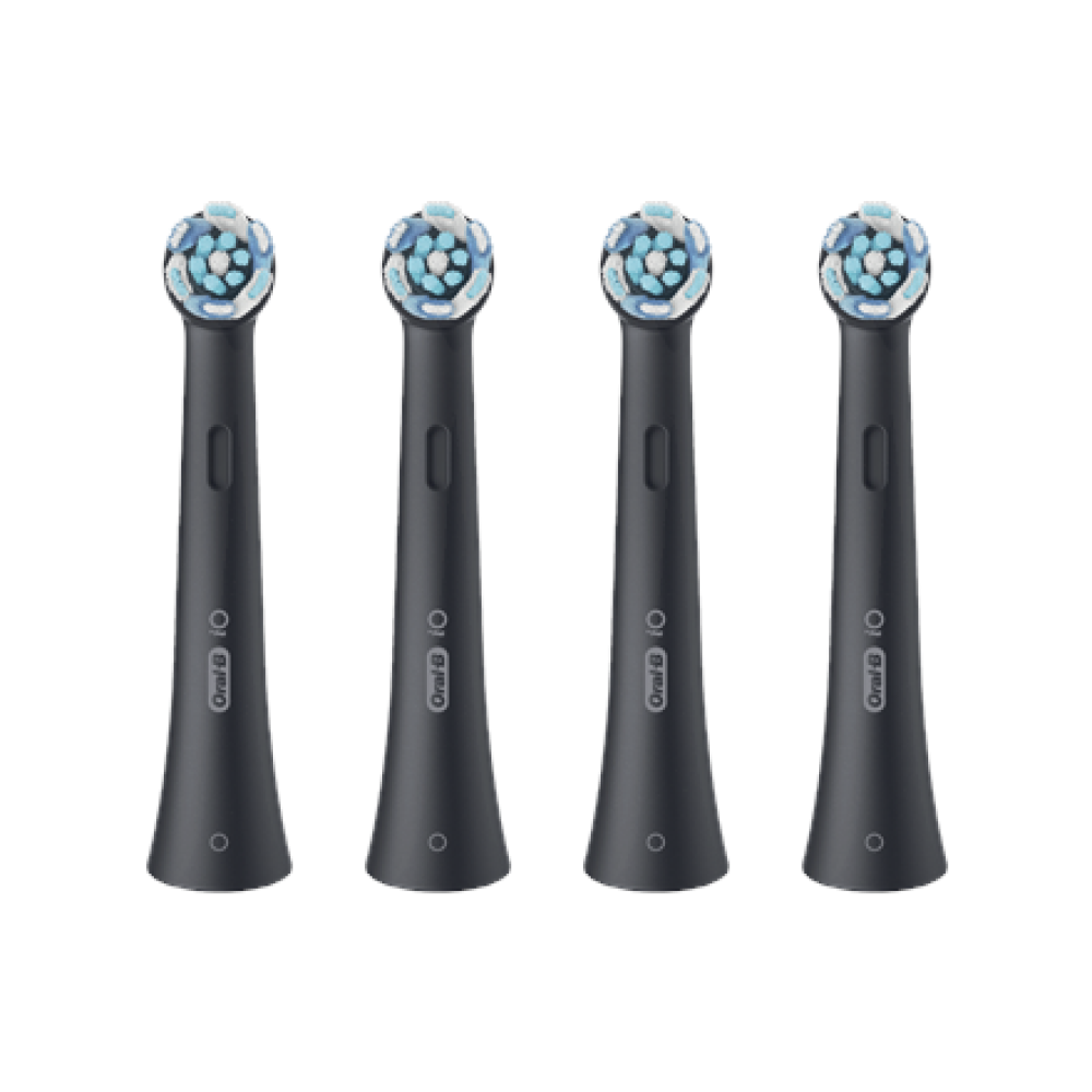 Oral-B Replaceable toothbrush heads , iO UltimateClean , Heads , For adults , Number of brush heads included 4 , Black