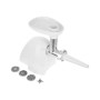 Camry , CR 4802 , White , 600-1500 W , Number of speeds 1 , Middle size sieve, mince sieve, poppy sieve, plunger, sausage filler, vegatable attachment.