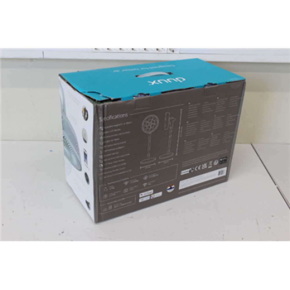 SALE OUT. , Duux , Smart Fan , Whisper Flex , Stand Fan , DAMAGED PACKAGING, USED, SCRATCHES, SCRATCHES ON SCREEN , White , Diameter 34 cm , Number of speeds 26 , Oscillation , Power 3-27 W , Yes , Timer