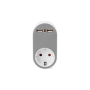 Digitus Universal USB Plug-in Charger with 2 x USB-A Sockets and Integrated Socket , DA-70617