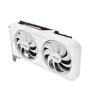 Asus DUAL-RTX3060TI-O8GD6X-WHITE NVIDIA, 8 GB, GeForce RTX 3060 TI, GDDR6X, PCI Express 4.0, HDMI ports quantity 1, Memory clock speed 19000 MHz