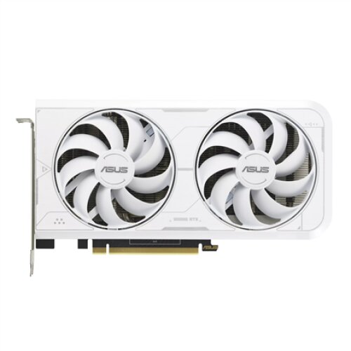 Asus DUAL-RTX3060TI-O8GD6X-WHITE NVIDIA, 8 GB, GeForce RTX 3060 TI, GDDR6X, PCI Express 4.0, HDMI ports quantity 1, Memory clock speed 19000 MHz