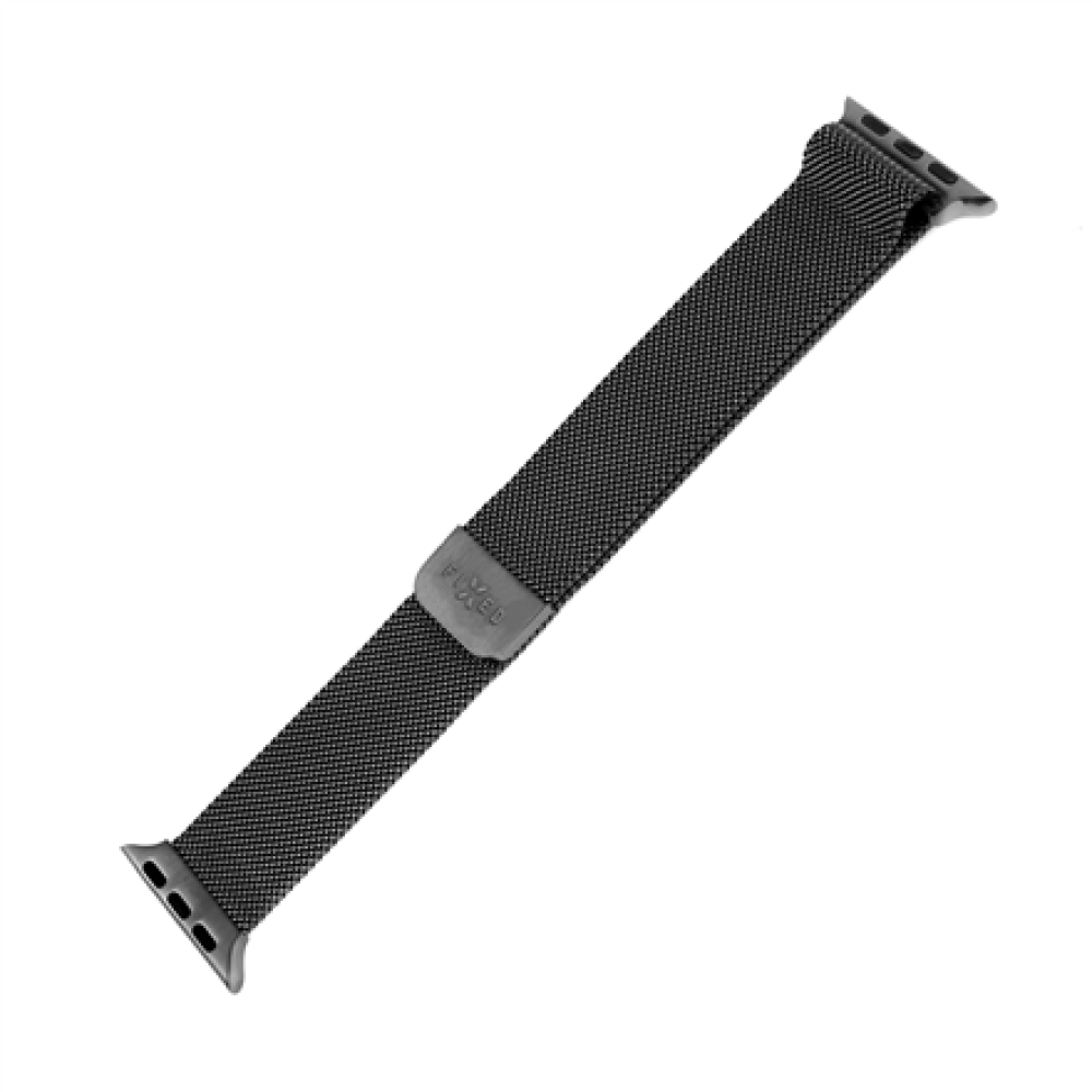 Fixed , Mesh Strap for Apple Watch 42/44/45/46/49mm , 42 mm, 44 mm, 45 mm, 46 mm, 49 mm , Black