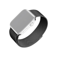 Fixed , Mesh Strap for Apple Watch 42/44/45/46/49mm , 42 mm, 44 mm, 45 mm, 46 mm, 49 mm , Black