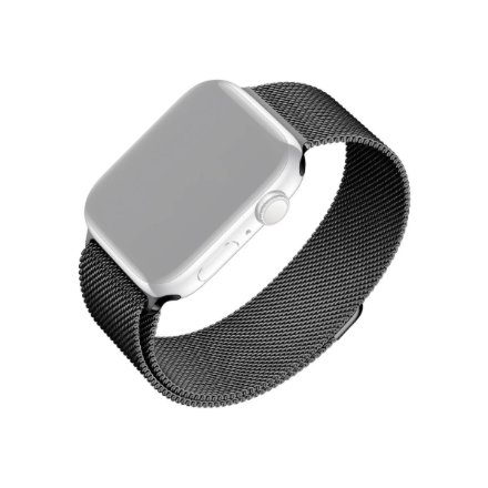 Fixed , Mesh Strap for Apple Watch 42/44/45/46/49mm , 42 mm, 44 mm, 45 mm, 46 mm, 49 mm , Black