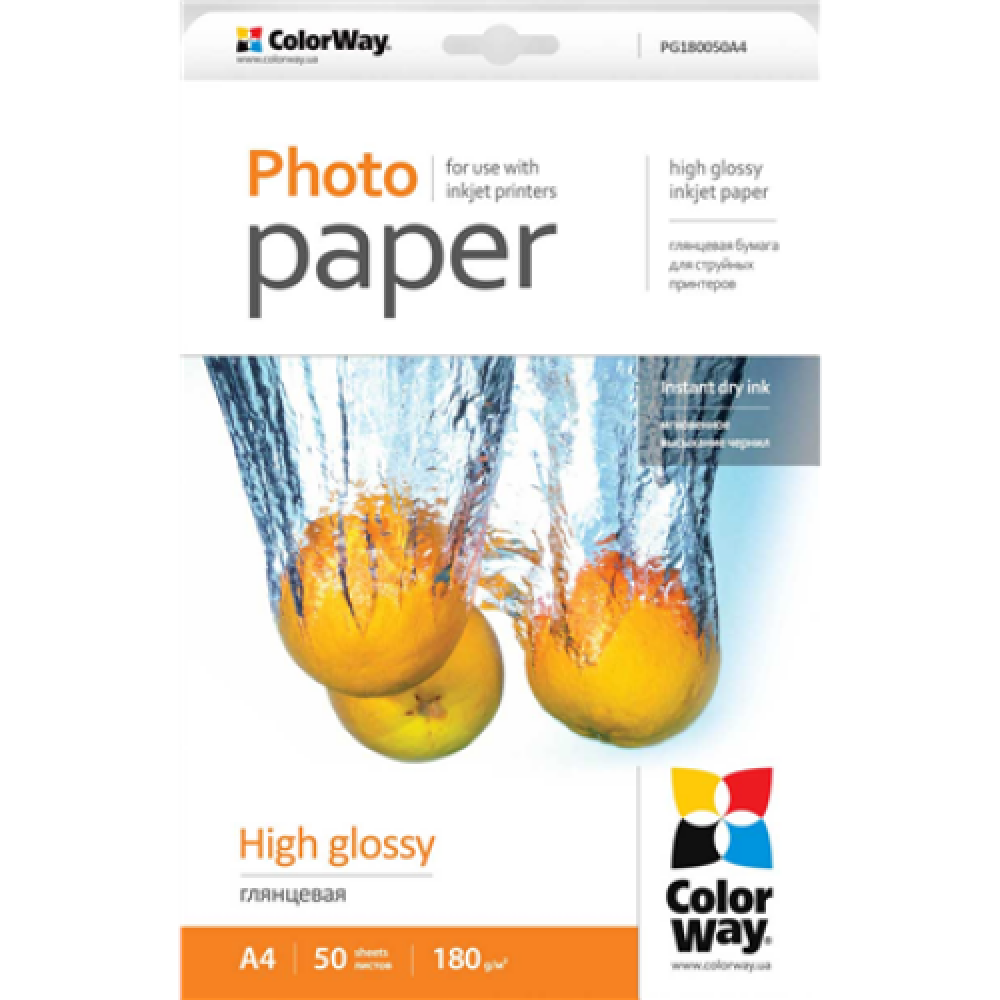 180 g/m² , A4 , A4 , High Glossy Photo Paper