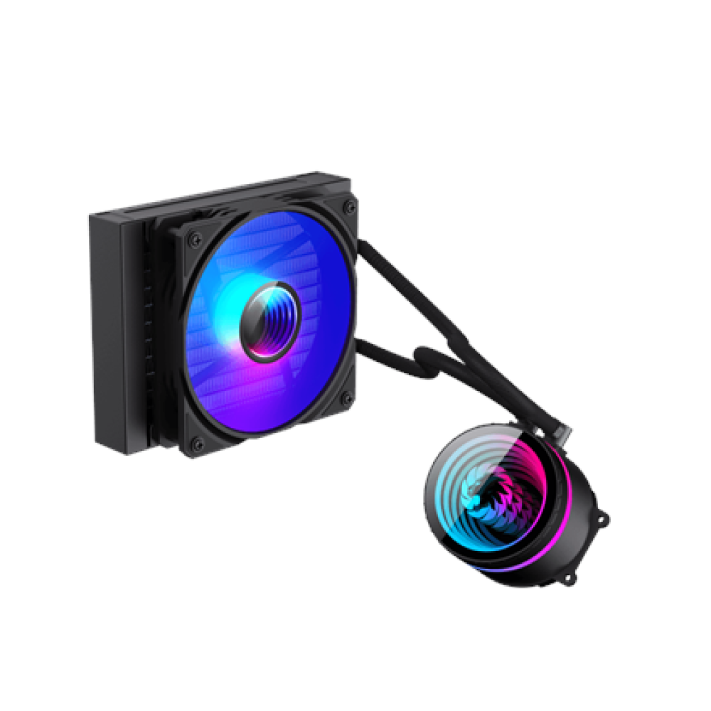 Gamemax CPU Liquid Cooler , ICEBURG 120 BK , Black