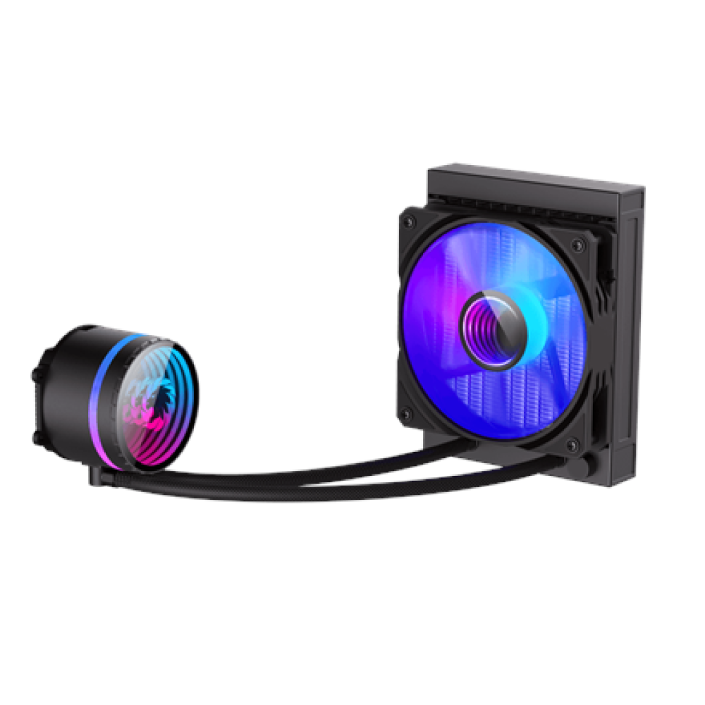 Gamemax CPU Liquid Cooler , ICEBURG 120 BK , Black