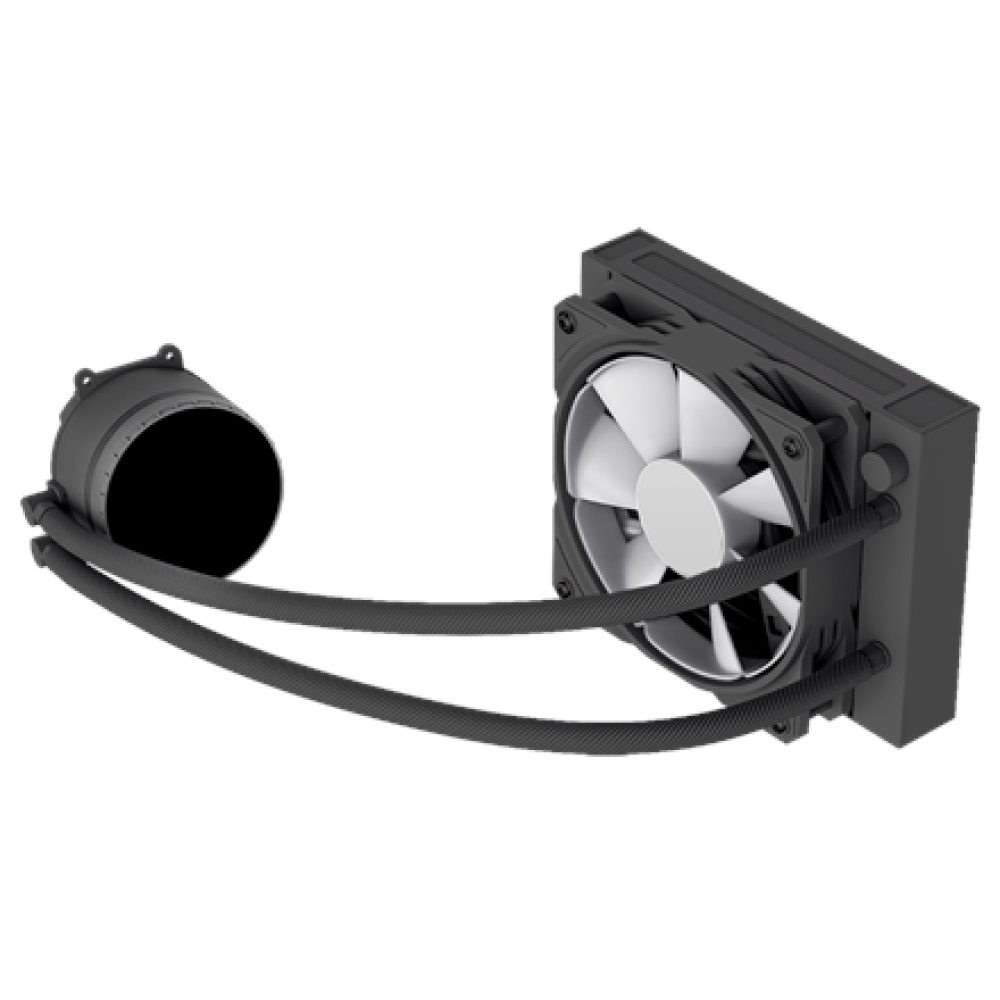 Gamemax CPU Liquid Cooler , ICEBURG 120 BK , Black