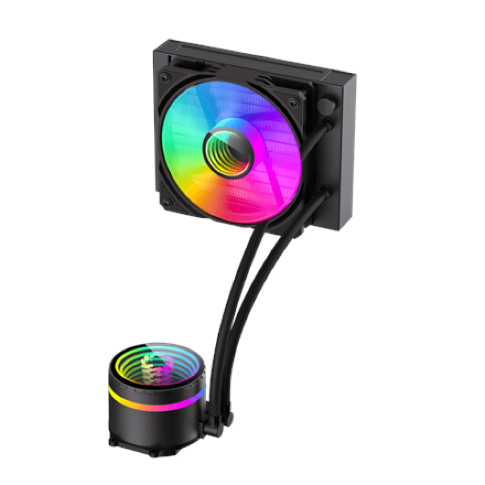 Gamemax CPU Liquid Cooler , ICEBURG 120 BK , Black