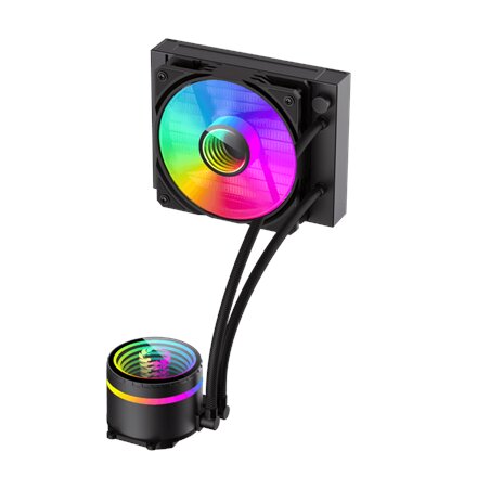 Gamemax CPU Liquid Cooler , ICEBURG 120 BK , Black
