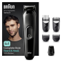 Braun Trimmer , 6-in-1 Style Kit 3 MGK3410 , Cordless , Number of length steps 13 , Black